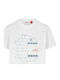 Tricou pentru copii Alb Fish
