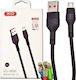 XO Braided USB 2.0 to micro USB Cable Μαύρο 1m ...