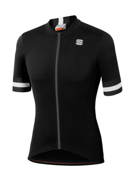 Sportful Kite Short Sleeves Cycling Jersey Black