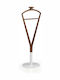 Oliver B Wooden Coat Rack White/ Brown Aloha 50x50x130cm
