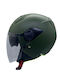 Zeus ZS-213 Matt Green Motorradhelm Jet DOT / ECE 22.05 1050gr 28605467