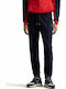 Gant Men's Sweatpants with Rubber Navy Blue