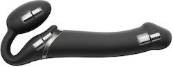 Strap On Me Strapless Vibrating Strap On Dildo Size M Fără bretele Strap On cu Dildo 3cm cu vibrație în Culoare Negru Strap On Me Strapless Vibrating Strap On Dildo Size M Fără bretele Strap On cu Dildo 3cm cu vibrație în Culoare Negru