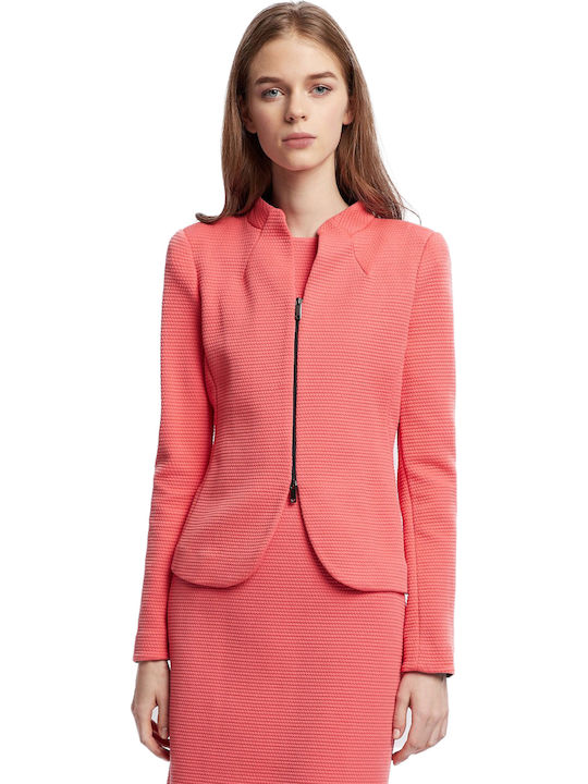 Emporio Armani Alba Blazer pentru femei Cu talie Sacou Roz