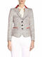Emporio Armani Short Women's Waisted Blazer Beige 2NG25T-2M105-7890