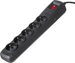 Active Jet 5-Outlet Power Strip 3m Black