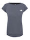 The North Face Γυναικείο Αθλητικό T-shirt Fast Drying Γκρι