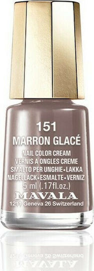 Mavala Switzerland Mini Color Polish Gloss Ojă de Unghii 151 Marron Glace 5ml