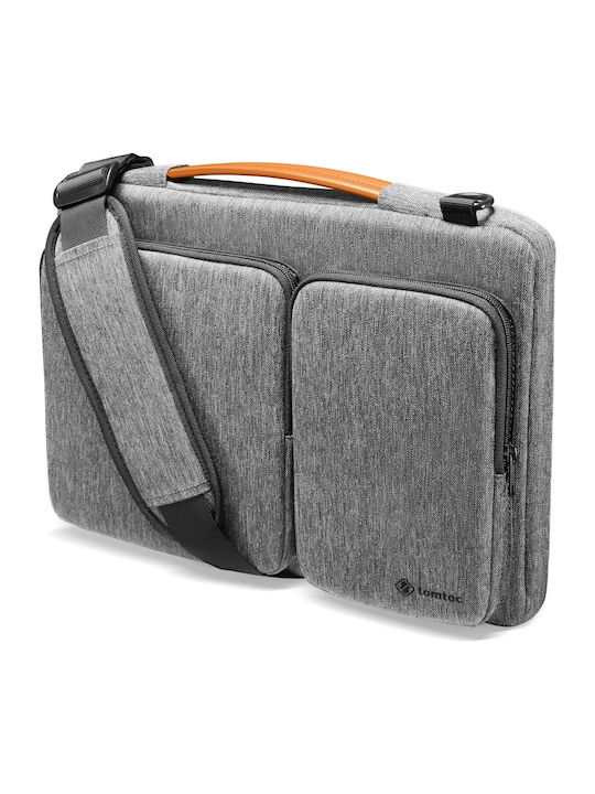 tomtoc Versatile A42 Waterproof Shoulder / Handheld Bag for 13" Laptop Gray