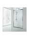 Karag Inox 400 Shower Screen for Shower with Sliding Door 70x190cm Clear Glass