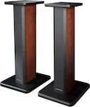 Airpulse Floor Standing Speaker Stands (Pair) Brown / Black