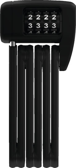 Abus 6055C/60 Bordo Lite Mini Κλειδαριά Ποδηλάτου Αναδιπλούμενη με Συνδυασμό Μαύρη
