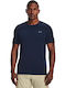 Under Armour Seamless Sportliches T-Shirt Marineblau