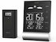 HAMA Black Line 00186417 Wireless Stație meteorologică Digital De masă Negru