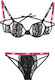 Fantasy Lingerie Vibes Sexy AF Bra Set Seturi de lenjerie sexy Negru AF821