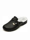 Sanitaire Damen Leder Holzschuhe Anatomisch Schwarz