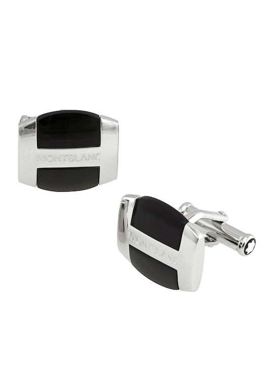 Mont Blanc Cufflink In Black Colour