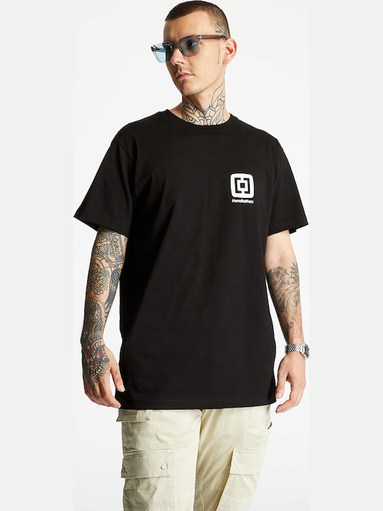 Horsefeathers T-shirt Μαύρο Horsefeathers T-shirt Μαύρο