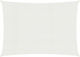 vidaXL Rectangular Shade Sail White With Hoop 3...