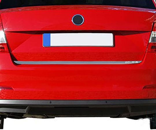 S-dizayn Τριμ Μαρκέ Πορτμπαγκάζ Χρωμίου για Skoda Octavia 3 A8 4D/SW 2013 /SD
