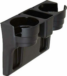 Aria Trade Multiple use Car 2 Cups Holder for Console Μαύρο