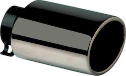 Sumex Exhaust Muffler Universal Stainless Black Oval Φ65mm