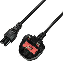 LogiLink IEC C5 - Schuko Cable 1.8m Μαύρο CP120