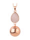 Babylonia Bola Drop Pregnancy Necklace Pink