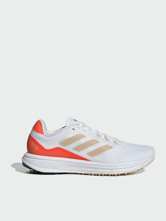 Adidas SL20 Γυναικεία Αθλητικά Παπούτσια Running Cloud White / Halo Blush / Solar Red