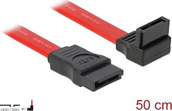 DeLock DeLock Hard Drive Cable 7-Pin SATA II 50cm Red DeLock DeLock Hard Drive Cable 7-Pin SATA II 50cm Red