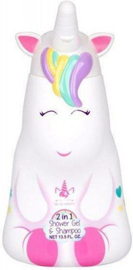Air-Val International Kids Bubble Bath & Shampoo Eau My Unicorn Gel 400ml