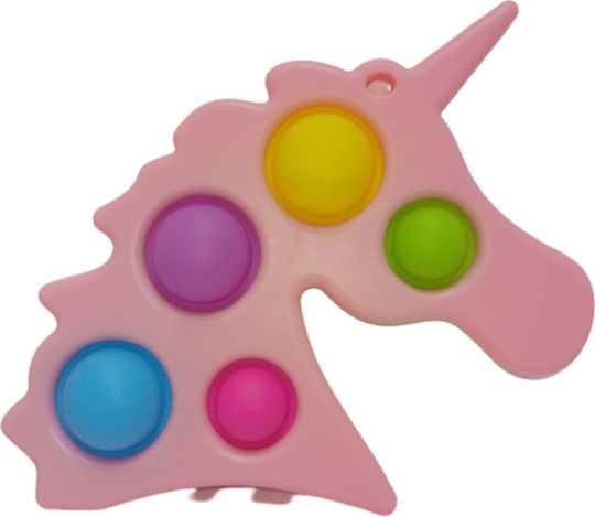 Pop it Fidget Einhorn Silikon Mehrfarbig (Verschiedene Designs/Sortiment von Designs) 1St