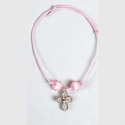 Mouchtaris Collection Christening Charm Bracelet Pink 50pcs