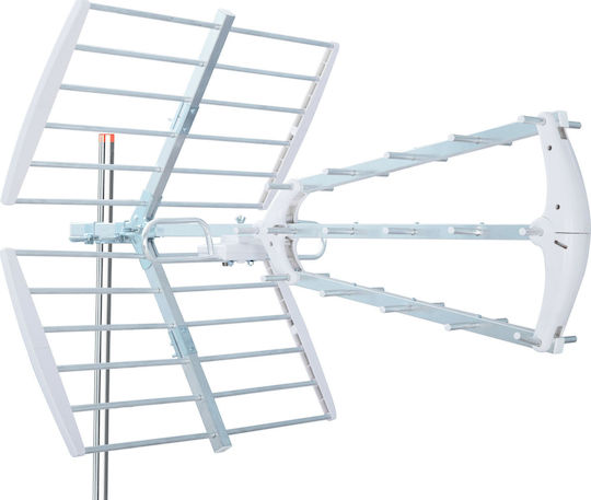 Technisat TechniYagi T3-p 0000/6047 Outdoor TV Antenna (Does not Require Power Supply) White