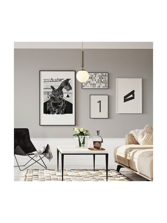 Rabalux Divina Pendant Light Gold Ball with Socket E14, E.14 28x28.5cm