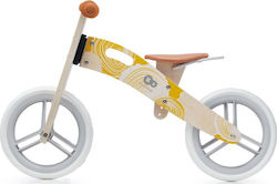 Kinderkraft Παιδικό Ποδήλατο Ισορροπίας Runner Lemn Galben