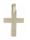 Q-Jewellery Men's White Gold Cross 14K