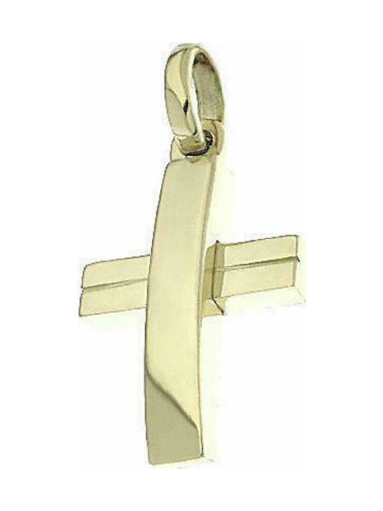 Q-Jewellery White Gold Cross 18K