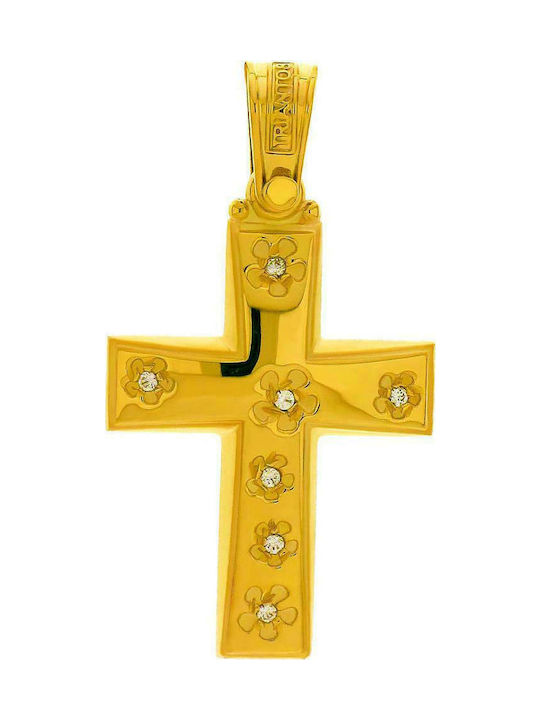 Q-Jewellery Χρυσός Σταυρός 14K