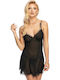 Irall Summer Women's Nightdress Black Sadia