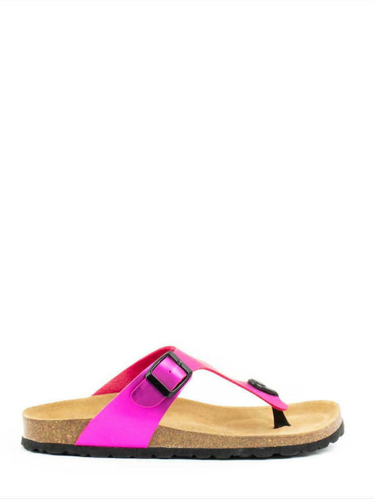 Plakton Bolero Women's Flat Sandals In Pink Colour
