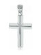 Triantos White Gold Cross 14K