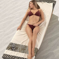 Guy Laroche Pestemal Pareo Baumwolle Beiges mit...
