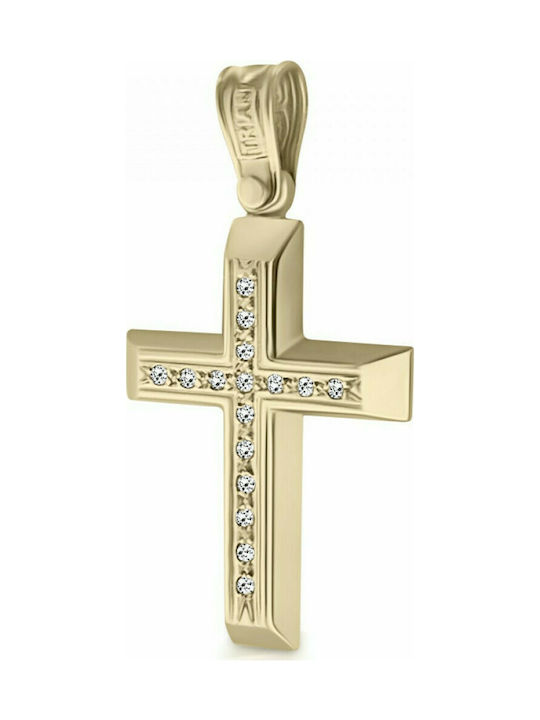 Triantos Gold Cross 14K