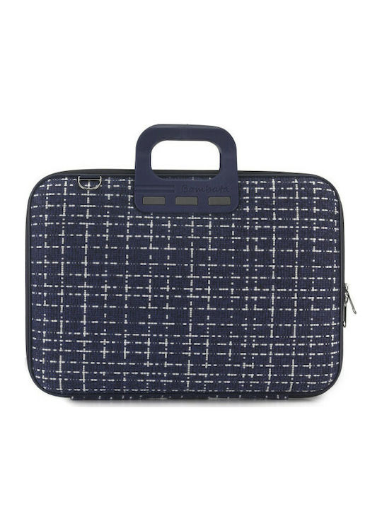 Bombata Tweed Shoulder / Handheld Bag for 15.6" Laptop Blue