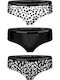Βαμβακερά Women's Boxer 3Pack Black