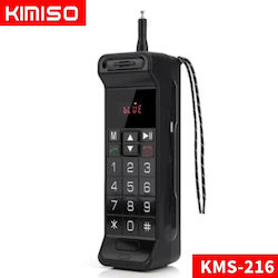 Kimiso KMS-216 Bluetooth 5W bis zu 6 Stunden Schwarz