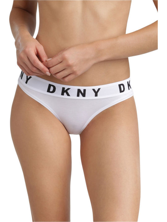 DKNY Cozy Boyfriend Damen Slip Weiß