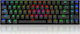 Redragon Deimos K599 Ασύρματο Gaming Μηχανικό Πληκτρολόγιο Tenkeyless με Custom Red διακόπτες και RGB φωτισμό (Αγγλικό US)