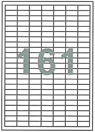 Next 16100 Αυτοκόλλητες Ετικέτες Α4 Ορθογώνιες 28x12mm